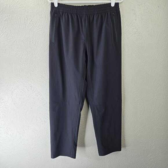 Outdoor Voices RecTreck Athletic Pant M Black Nylon Pull On Workout Straight Leg - Picture 1 of 12